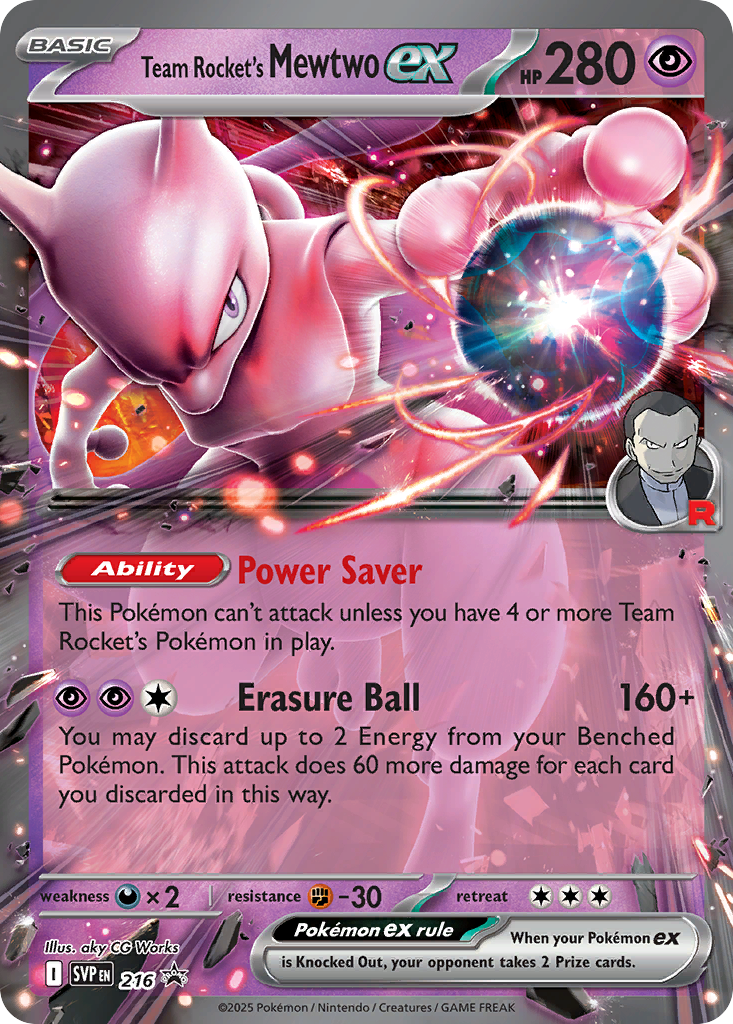 Team Rocket's Mewtwo EX