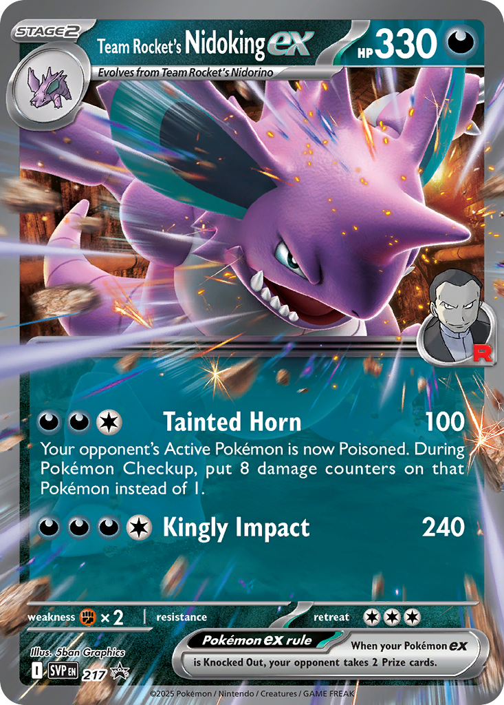 Team Rocket's Nidoking EX