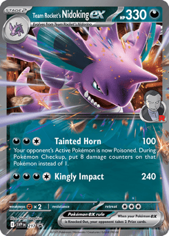 Team Rocket's Nidoking EX