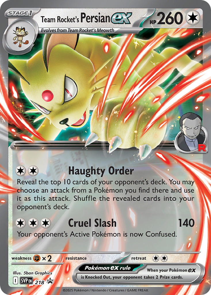 Team Rocket's Persian EX