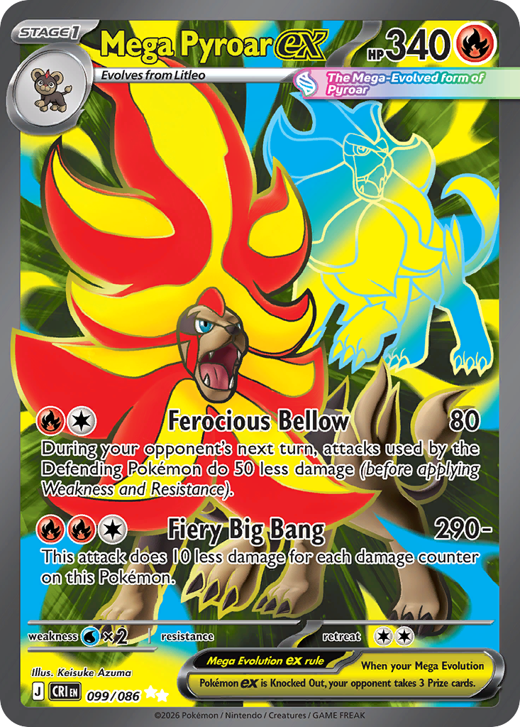 Mega Pyroar EX