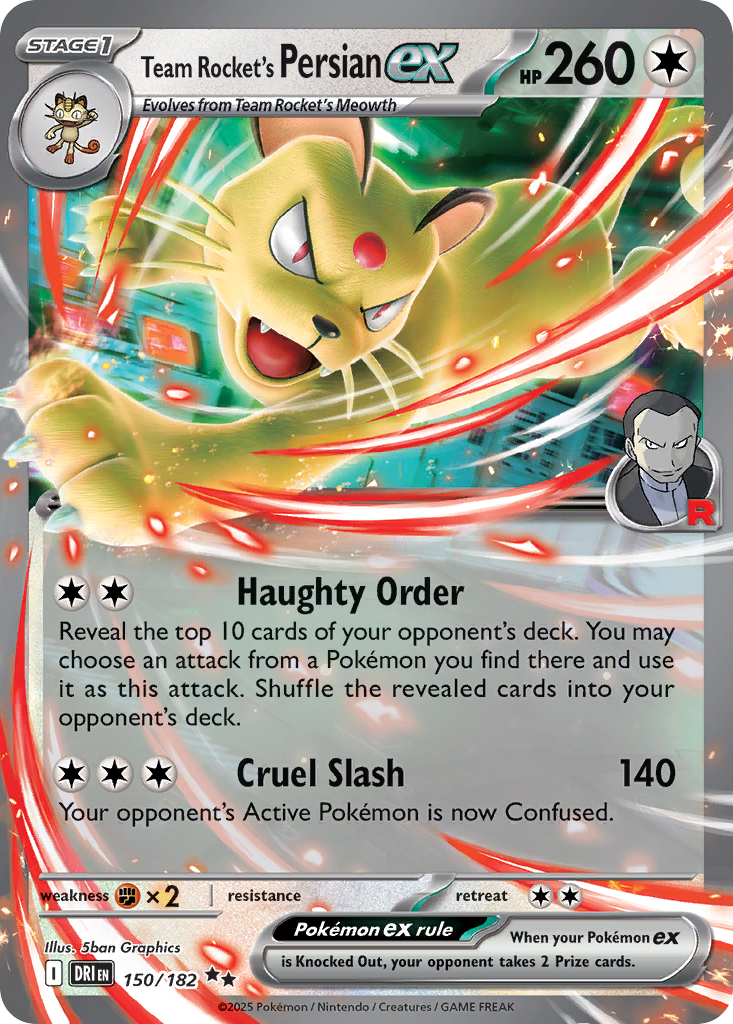 Team Rocket's Persian EX