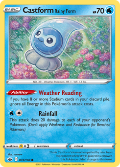 Castform Rainy Form