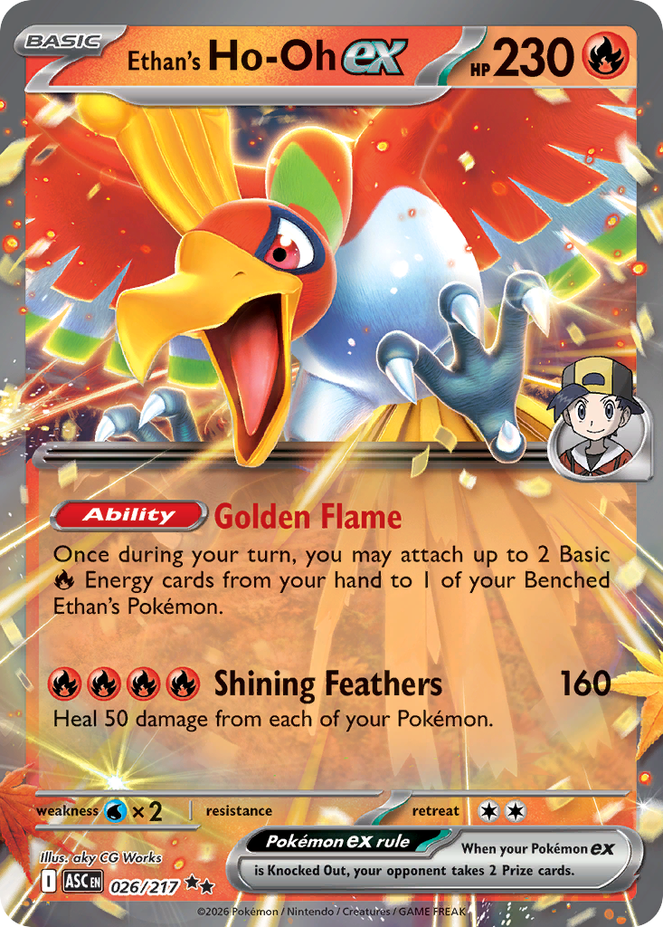 Ethan's Ho-Oh EX