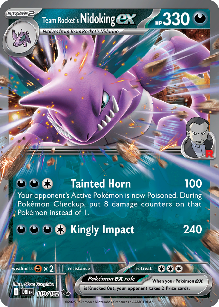 Team Rocket's Nidoking EX