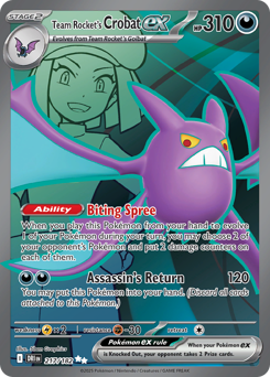 Team Rocket's Crobat EX