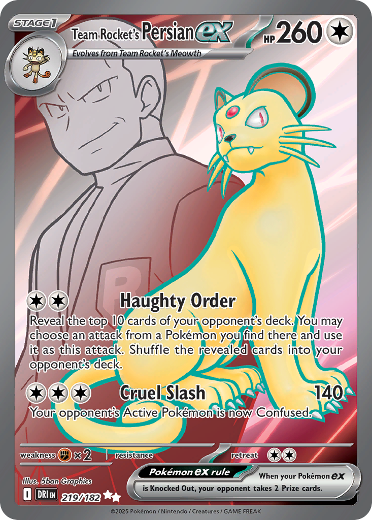 Team Rocket's Persian EX