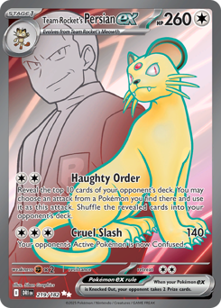 Team Rocket's Persian EX
