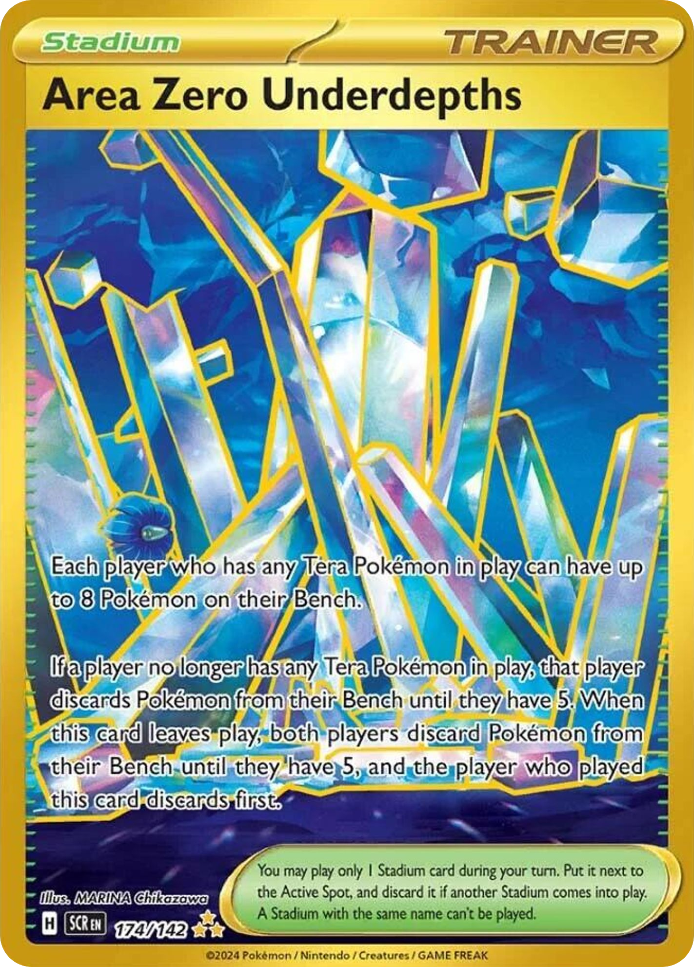 Area Zero Underdepths